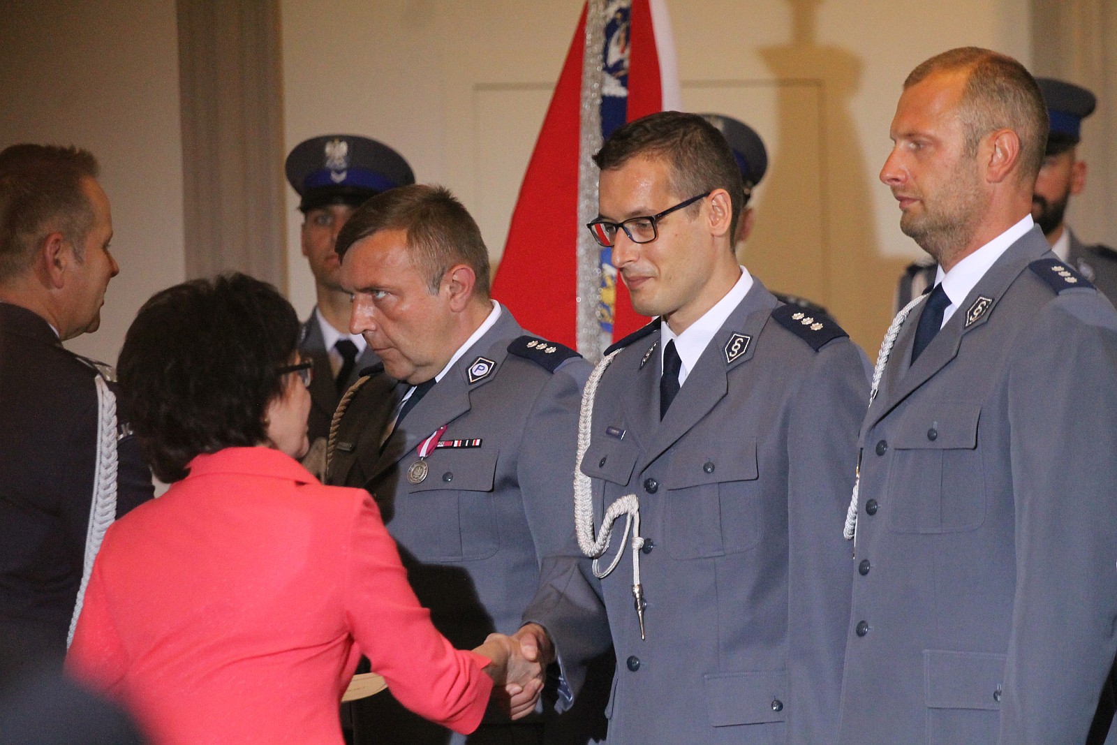 Minister Elżbieta Witek na legnickich obchodach święta policji