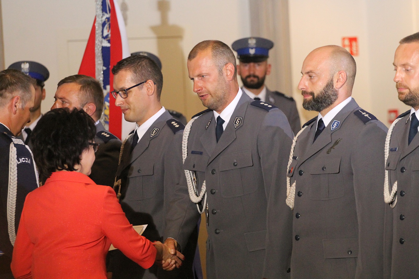 Minister Elżbieta Witek na legnickich obchodach święta policji