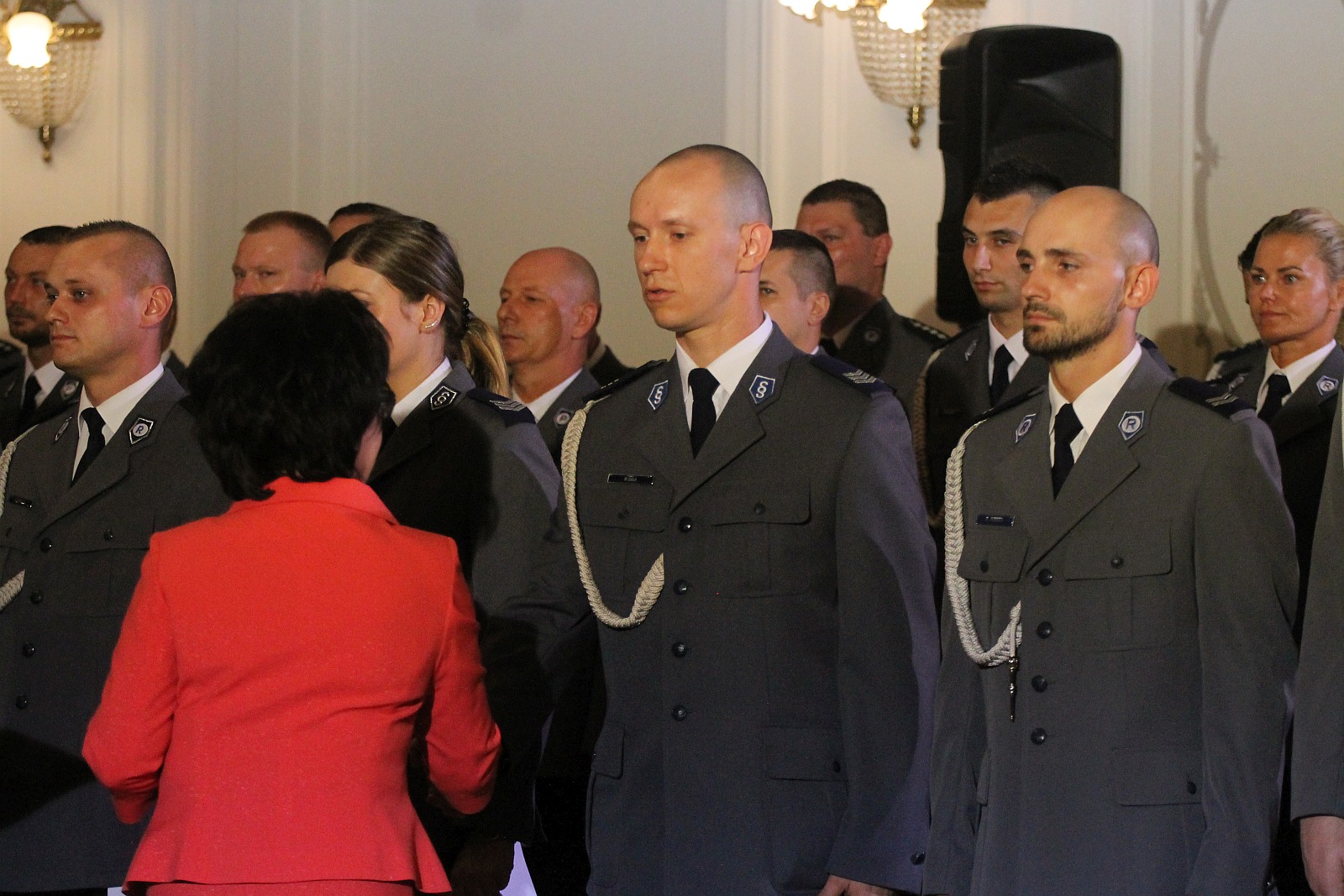 Minister Elżbieta Witek na legnickich obchodach święta policji