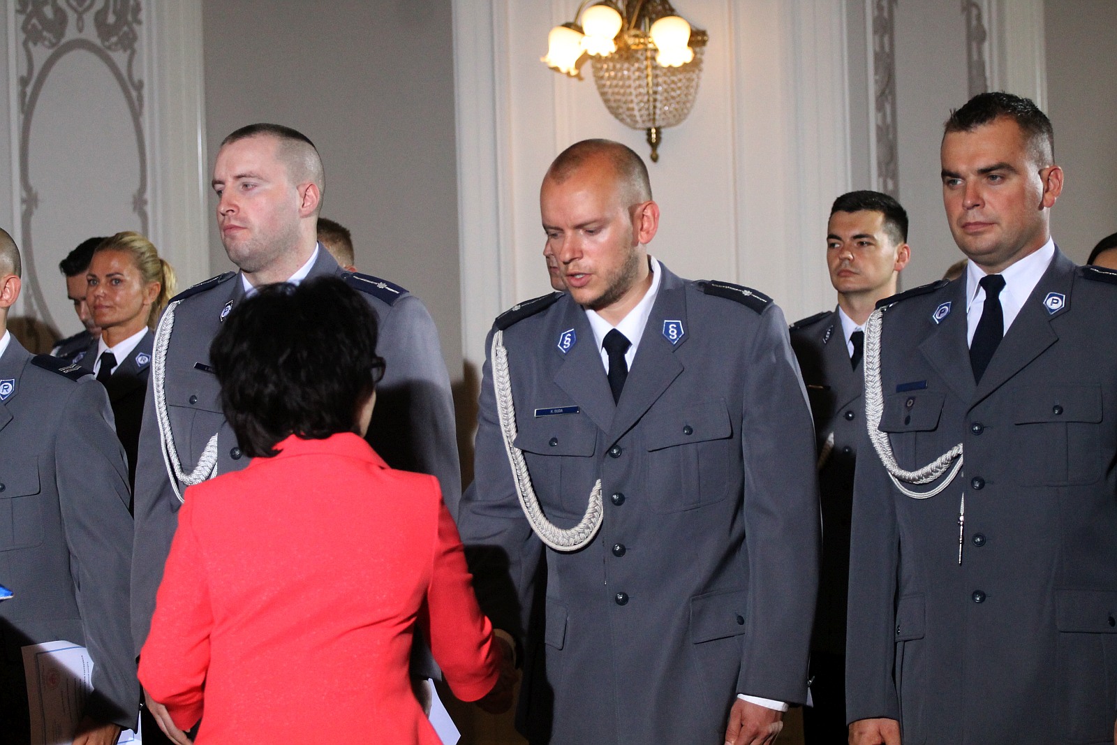Minister Elżbieta Witek na legnickich obchodach święta policji