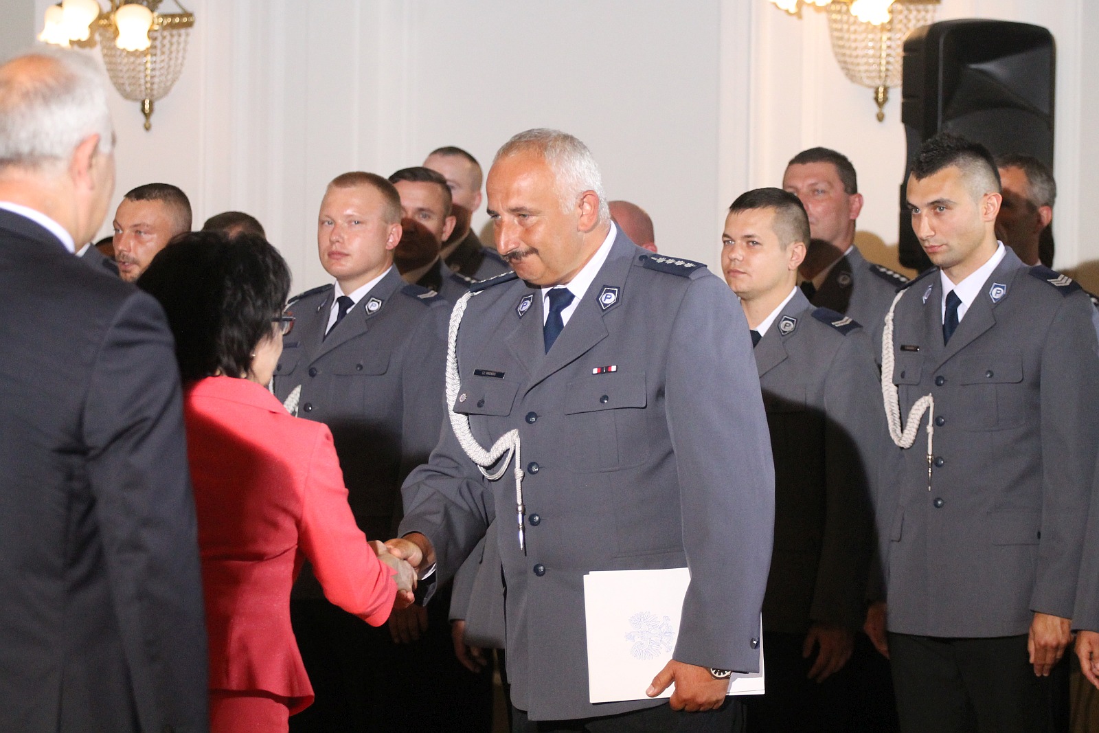 Minister Elżbieta Witek na legnickich obchodach święta policji
