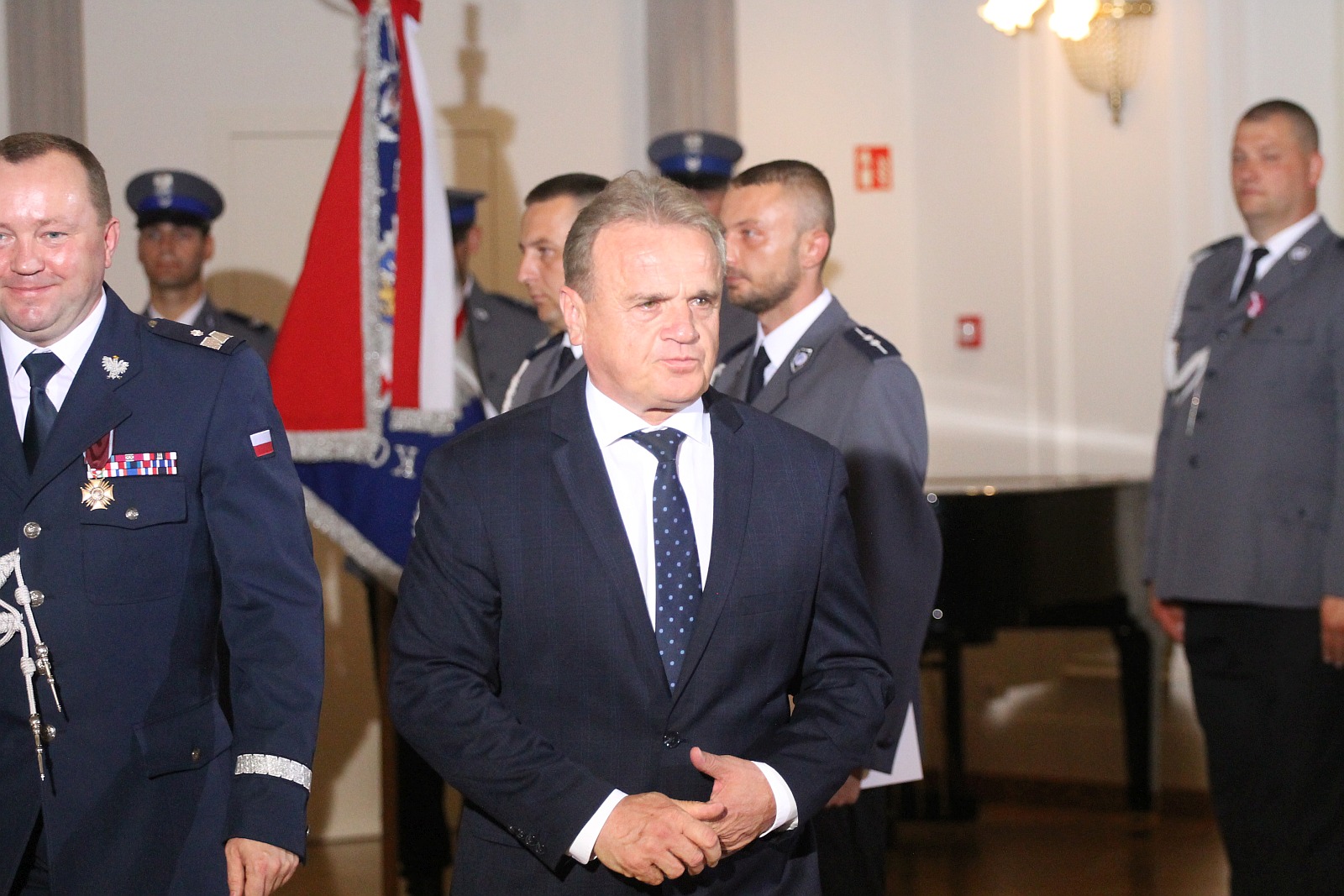Minister Elżbieta Witek na legnickich obchodach święta policji