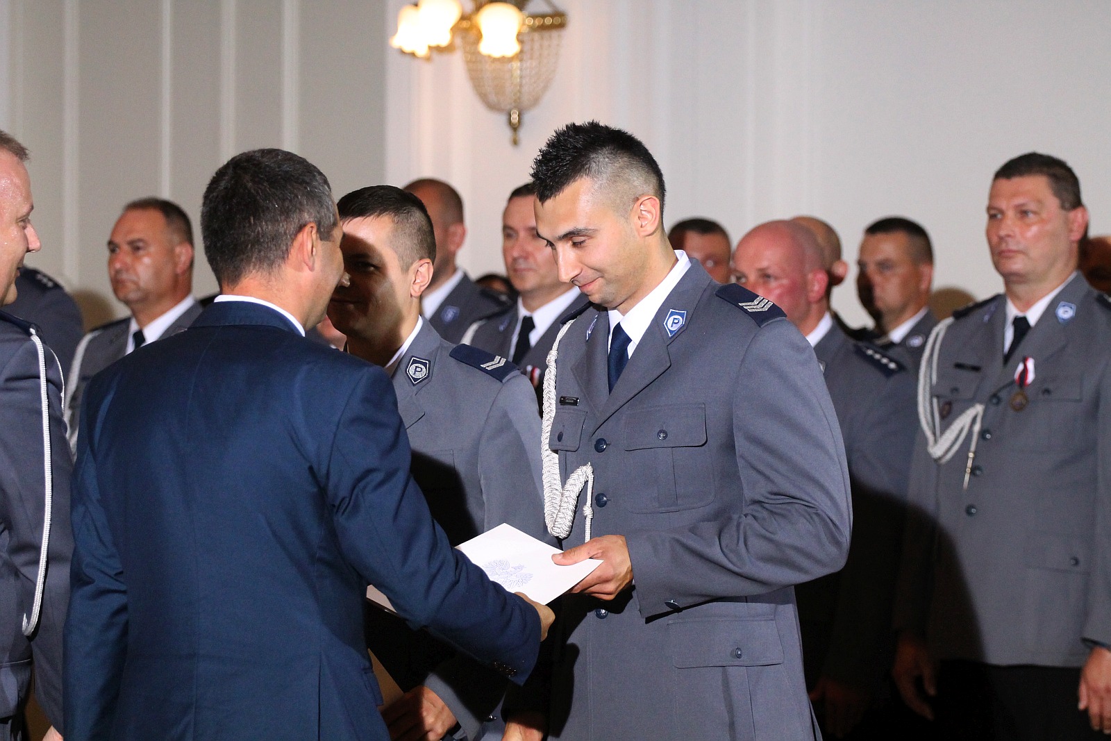 Minister Elżbieta Witek na legnickich obchodach święta policji