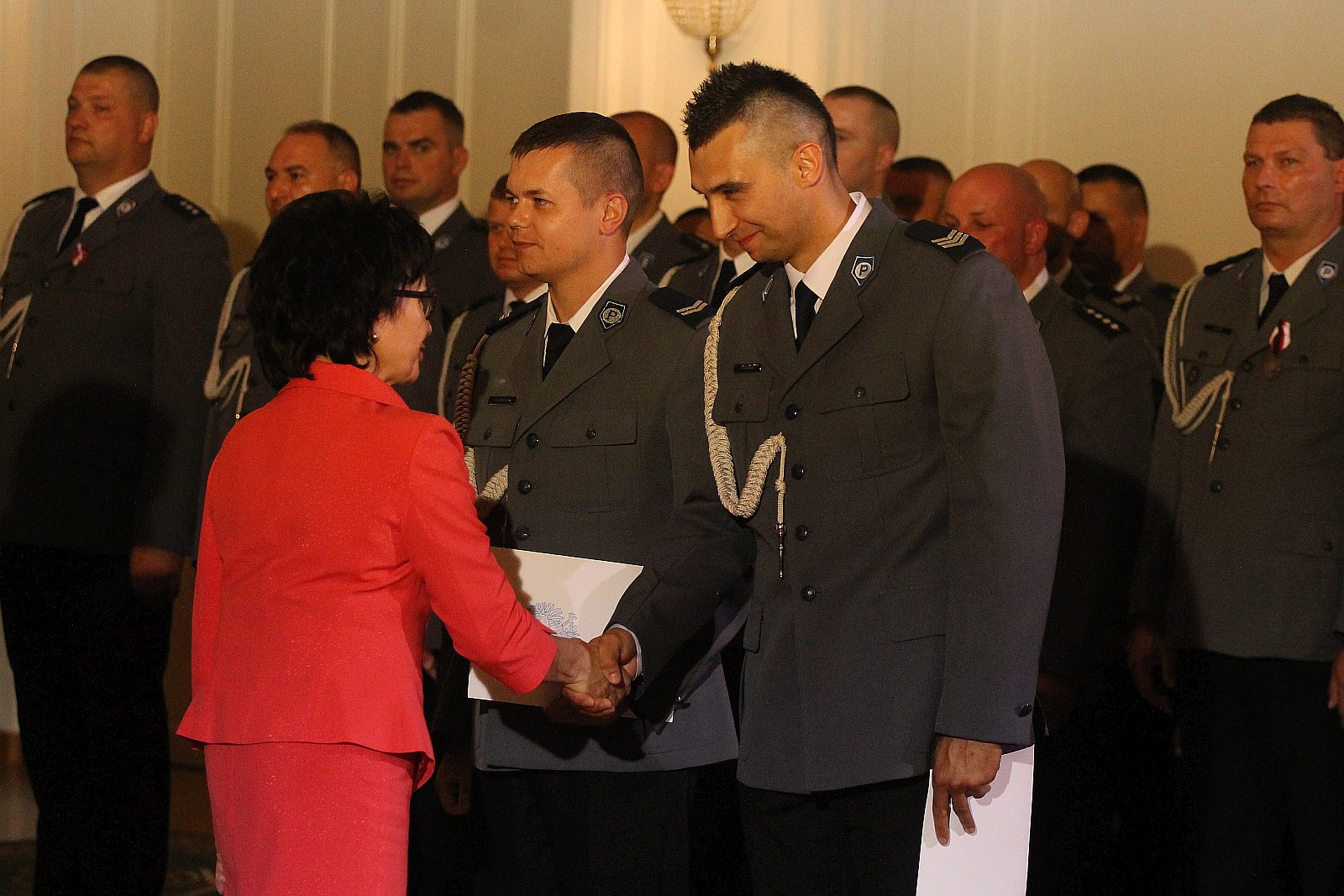 Minister Elżbieta Witek na legnickich obchodach święta policji