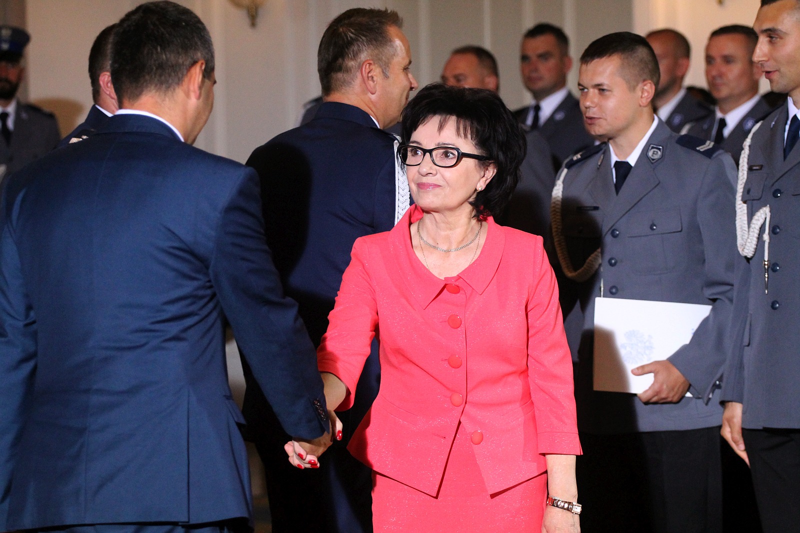 Minister Elżbieta Witek na legnickich obchodach święta policji