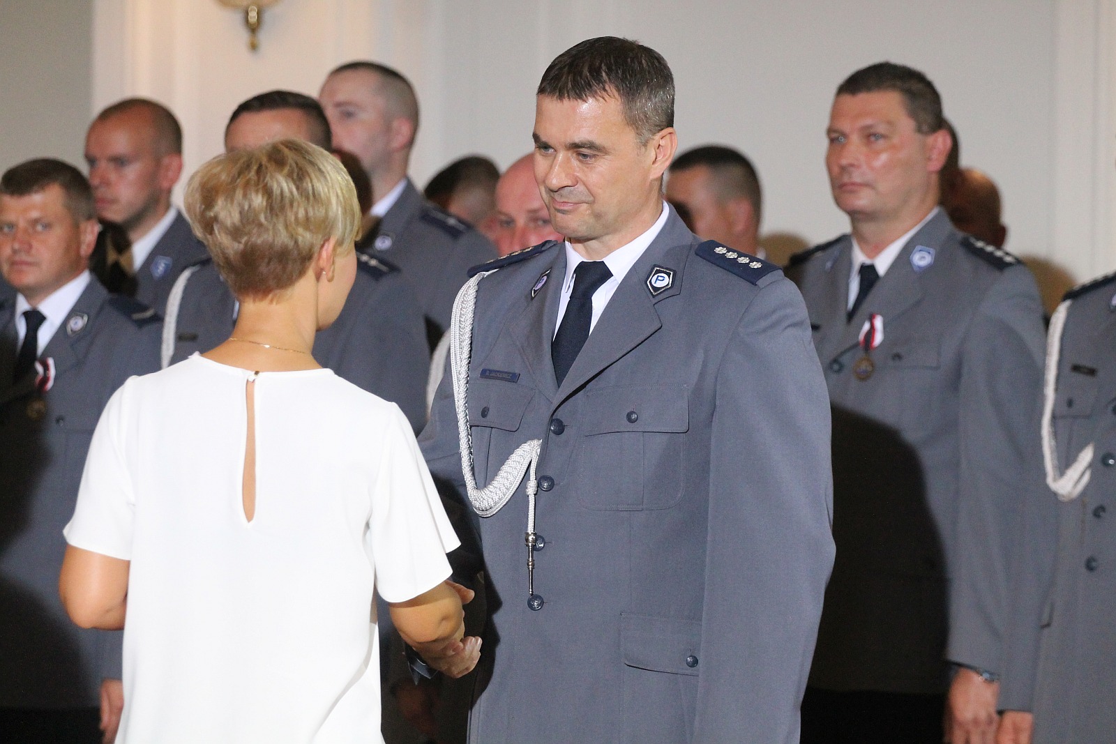 Minister Elżbieta Witek na legnickich obchodach święta policji