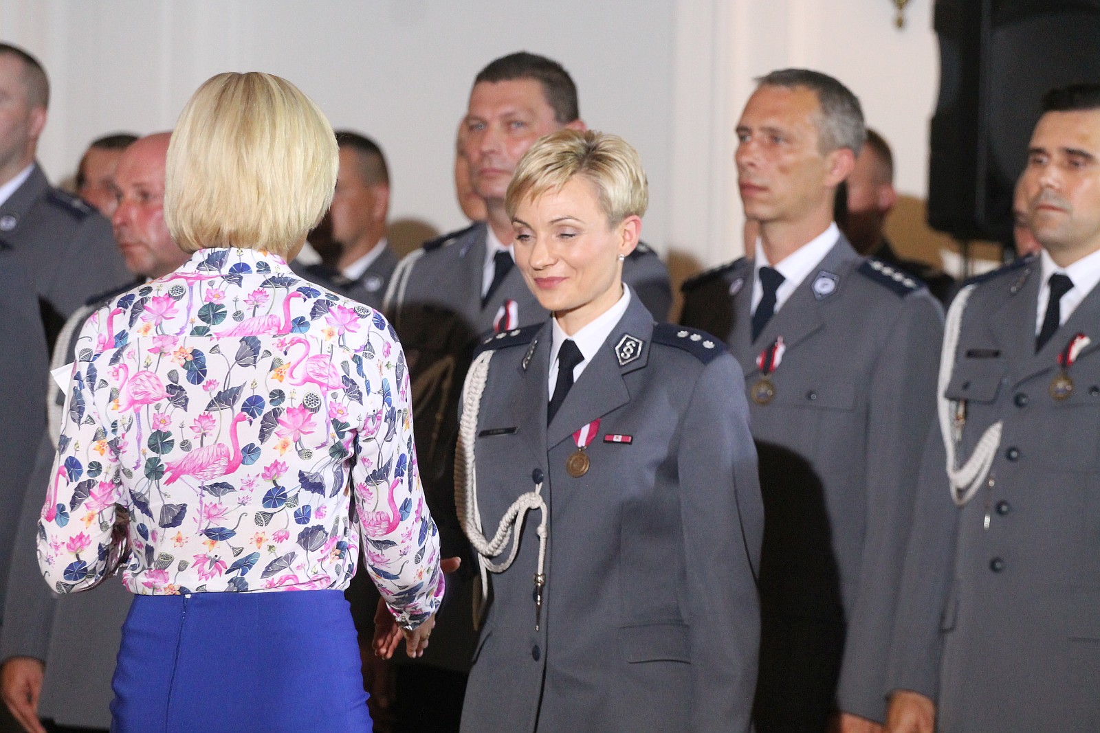 Minister Elżbieta Witek na legnickich obchodach święta policji