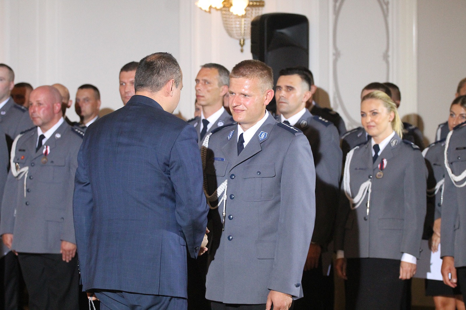 Minister Elżbieta Witek na legnickich obchodach święta policji