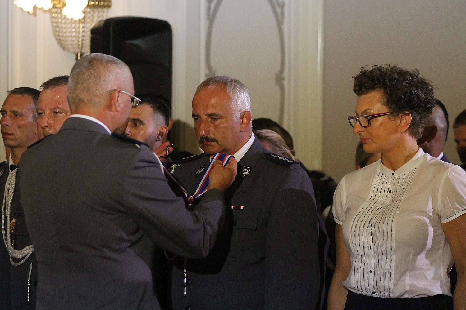 Minister Elżbieta Witek na legnickich obchodach święta policji