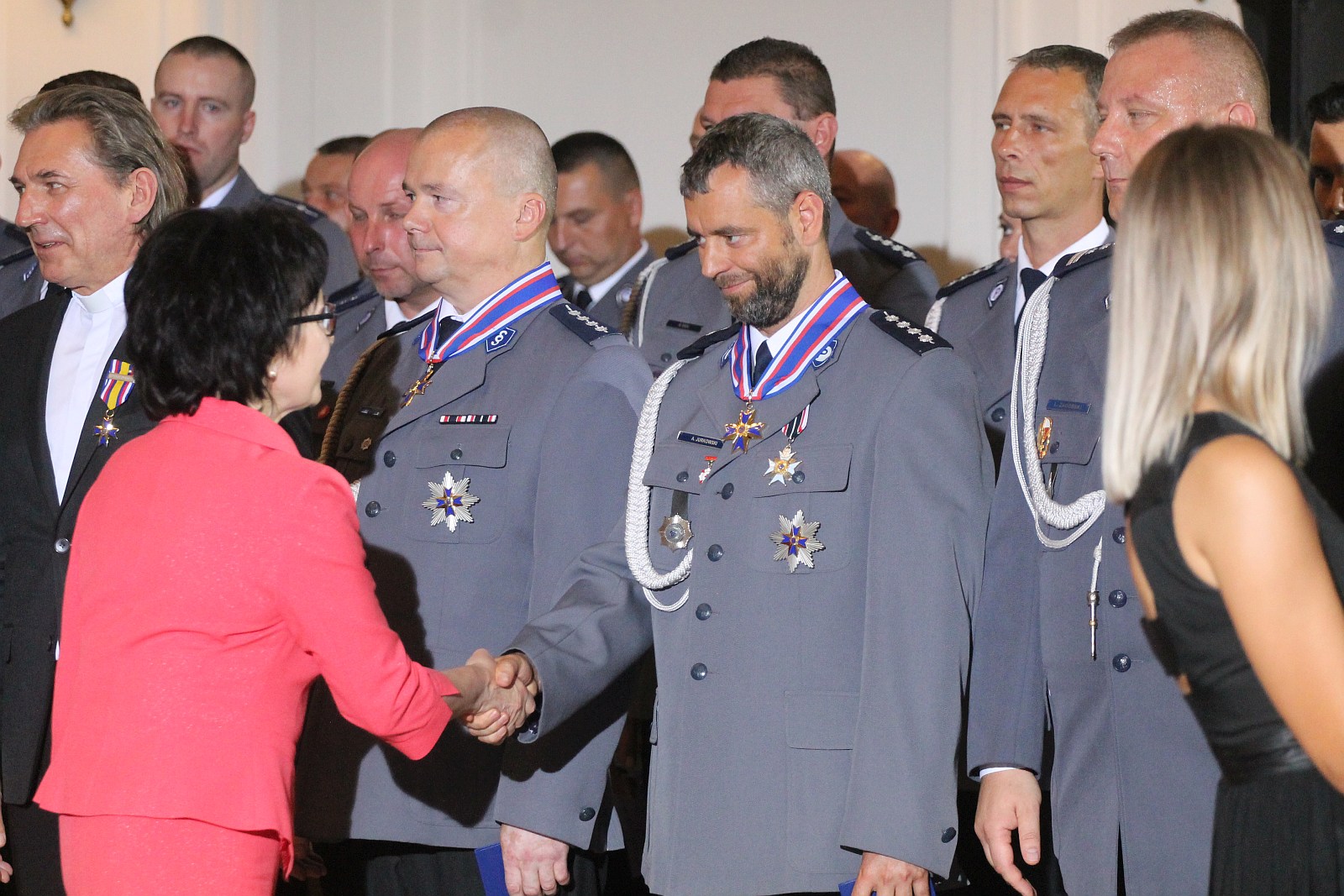 Minister Elżbieta Witek na legnickich obchodach święta policji