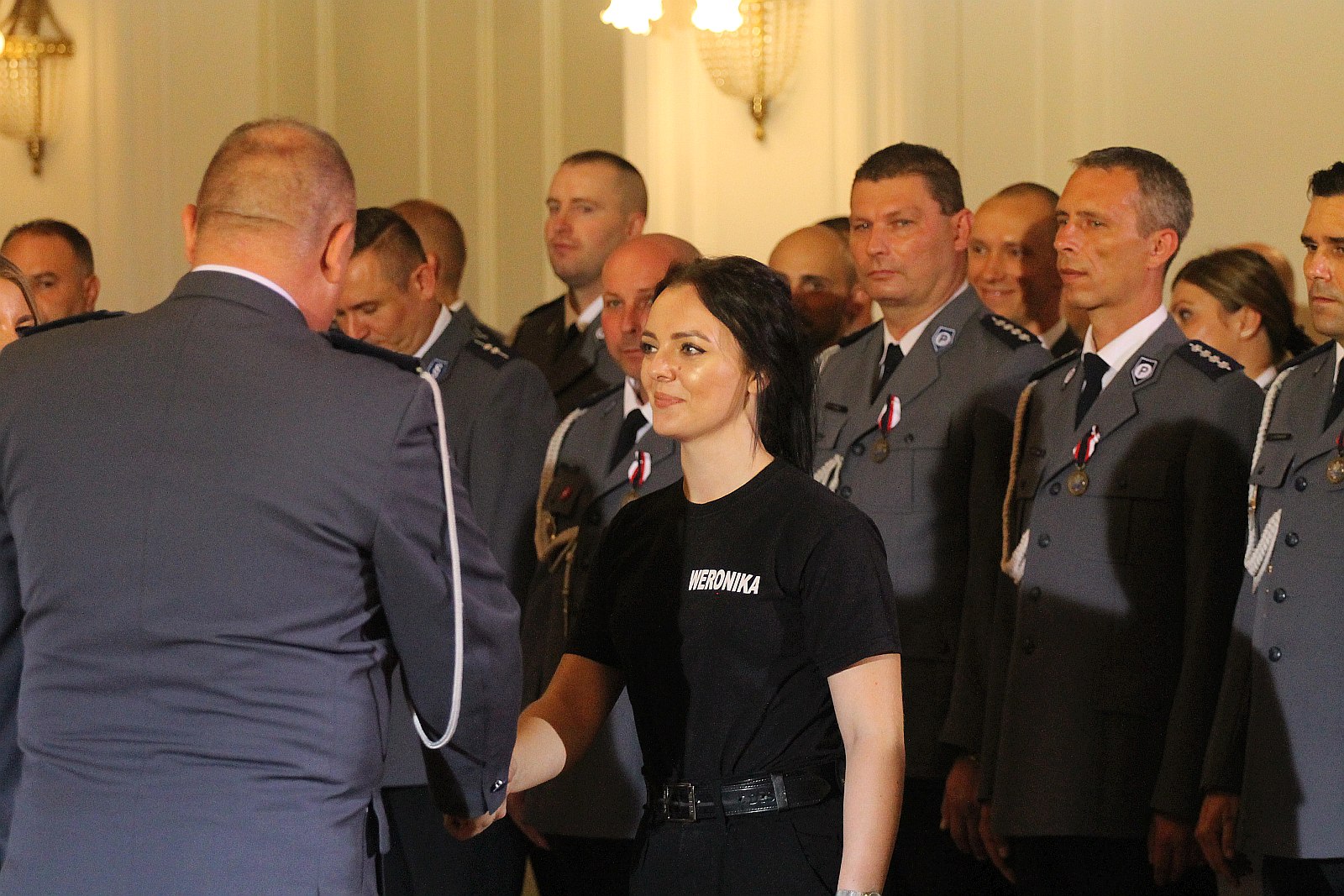 Minister Elżbieta Witek na legnickich obchodach święta policji