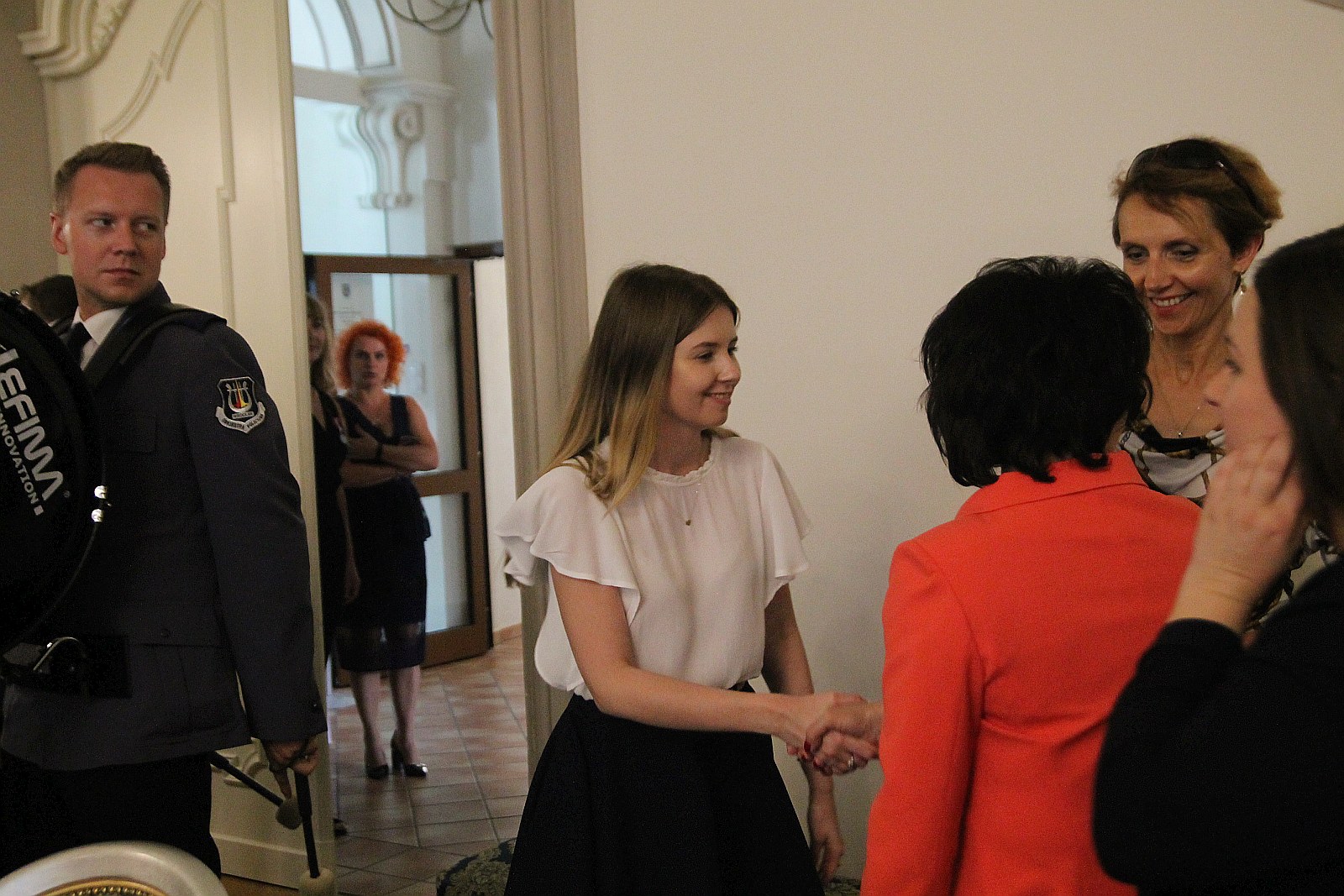 Minister Elżbieta Witek na legnickich obchodach święta policji