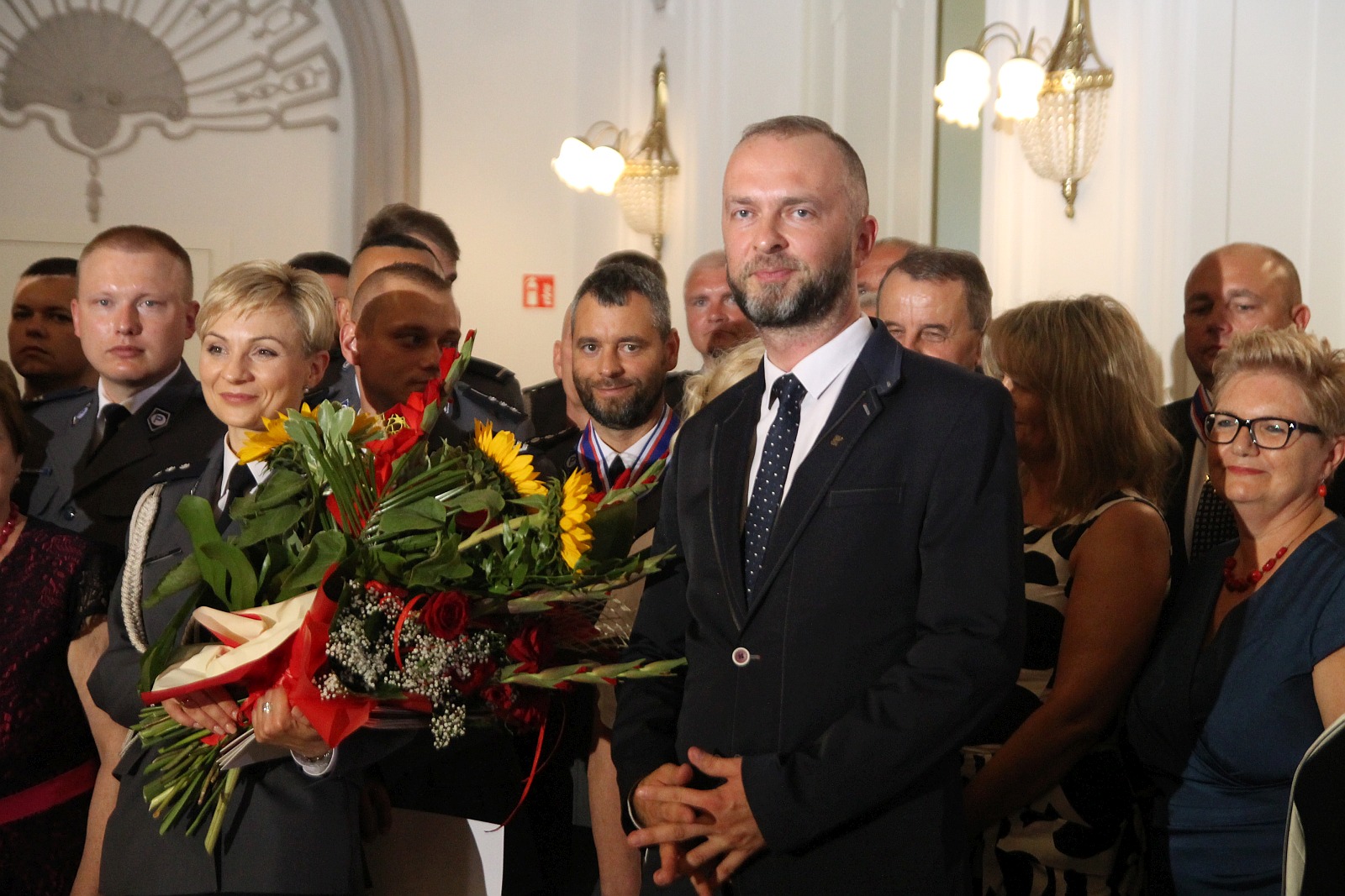 Minister Elżbieta Witek na legnickich obchodach święta policji