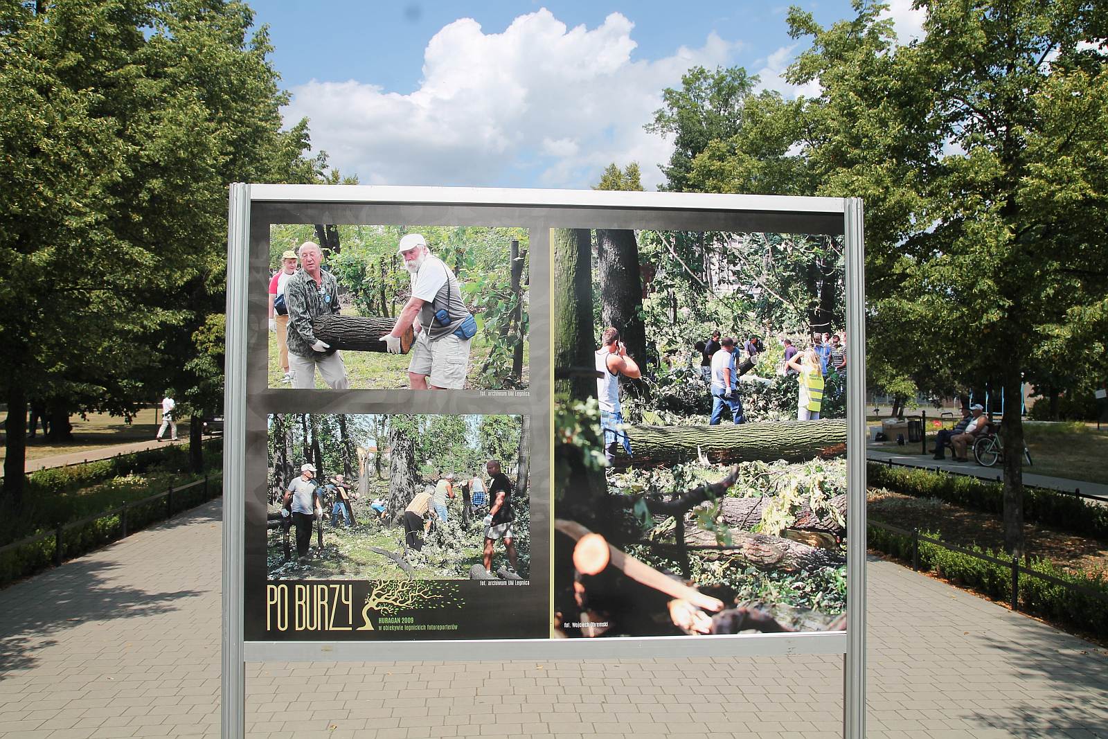 Przyjaciele parku spotkali się w 10. rocznicę jego zniszczenia
