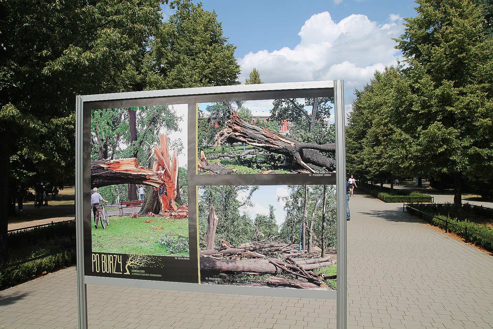 Przyjaciele parku spotkali się w 10. rocznicę jego zniszczenia
