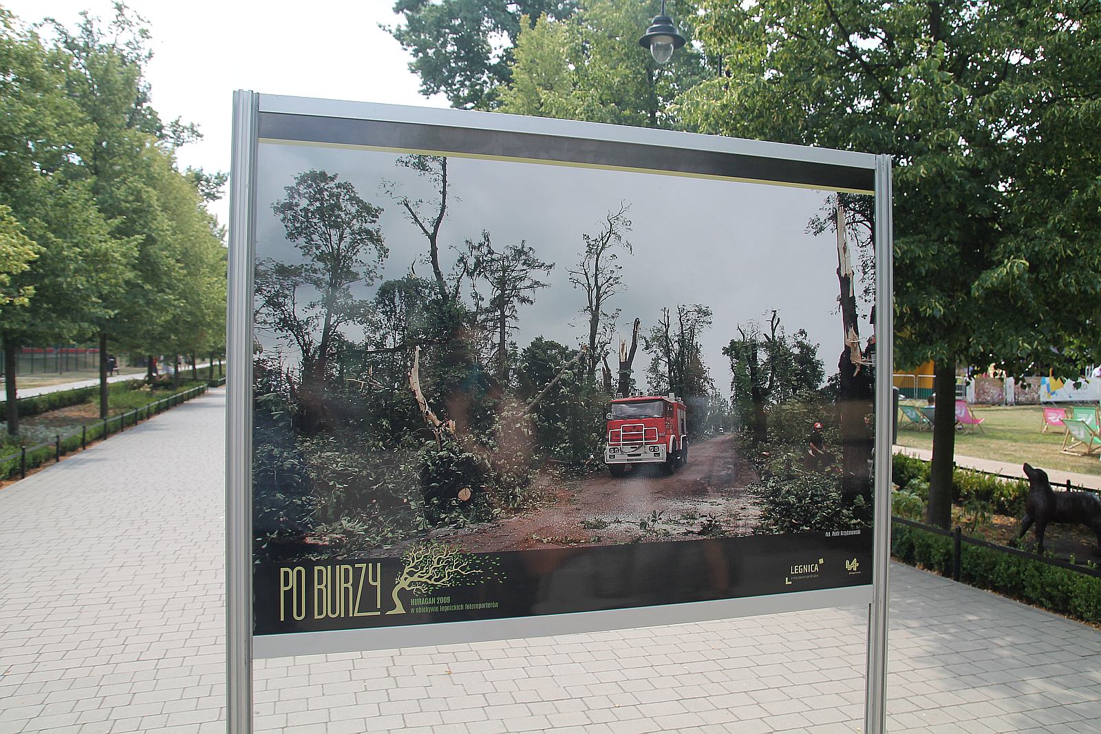 Przyjaciele parku spotkali się w 10. rocznicę jego zniszczenia
