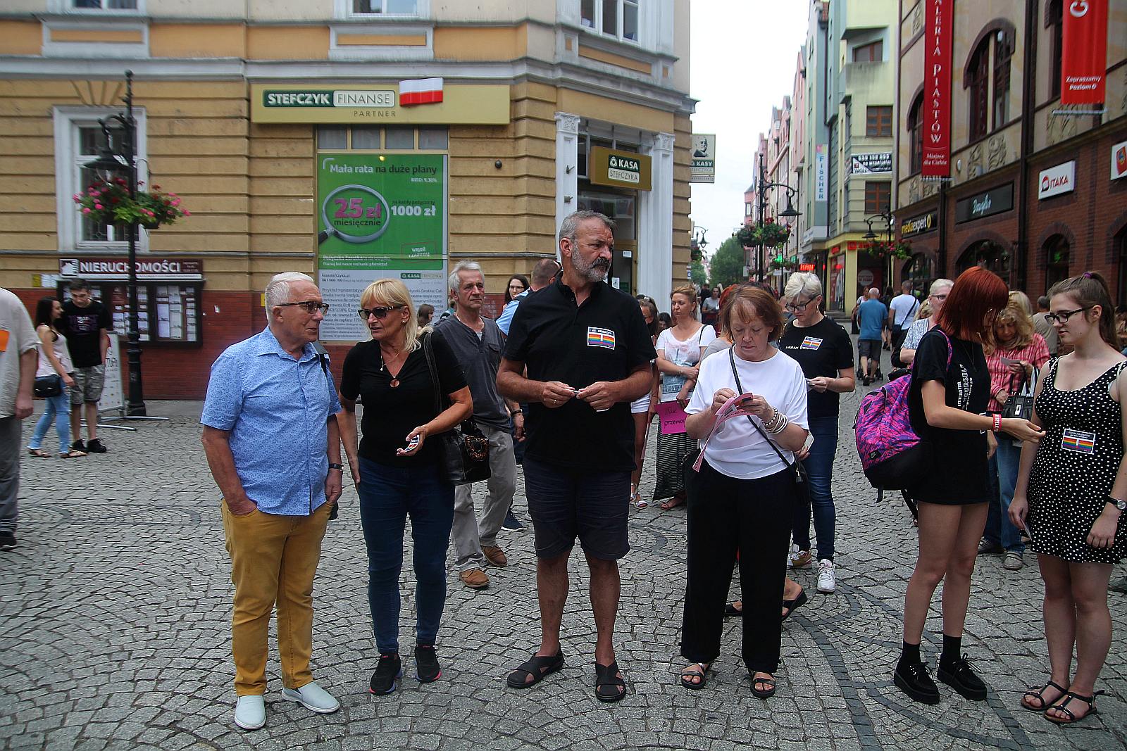W Legnicy sześćdziesiąt osób protestowało przeciwko przemocy