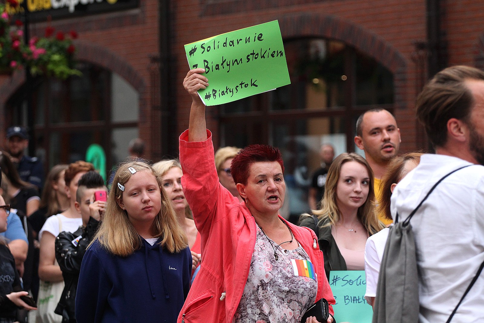 W Legnicy sześćdziesiąt osób protestowało przeciwko przemocy