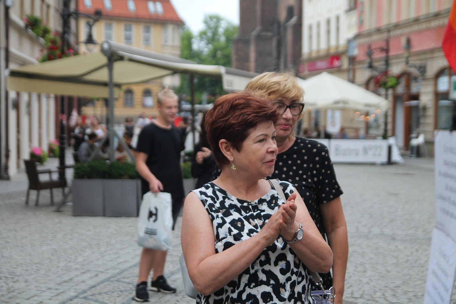 W Legnicy sześćdziesiąt osób protestowało przeciwko przemocy