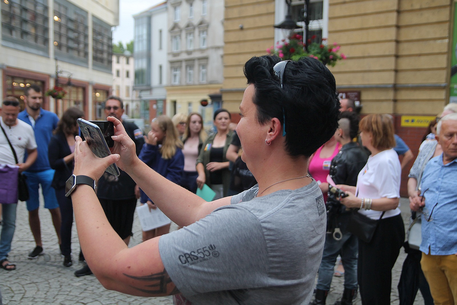 W Legnicy sześćdziesiąt osób protestowało przeciwko przemocy