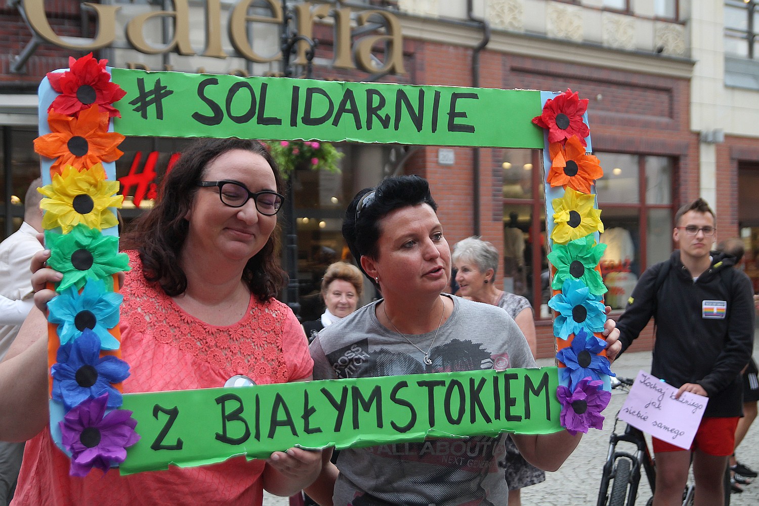 W Legnicy sześćdziesiąt osób protestowało przeciwko przemocy