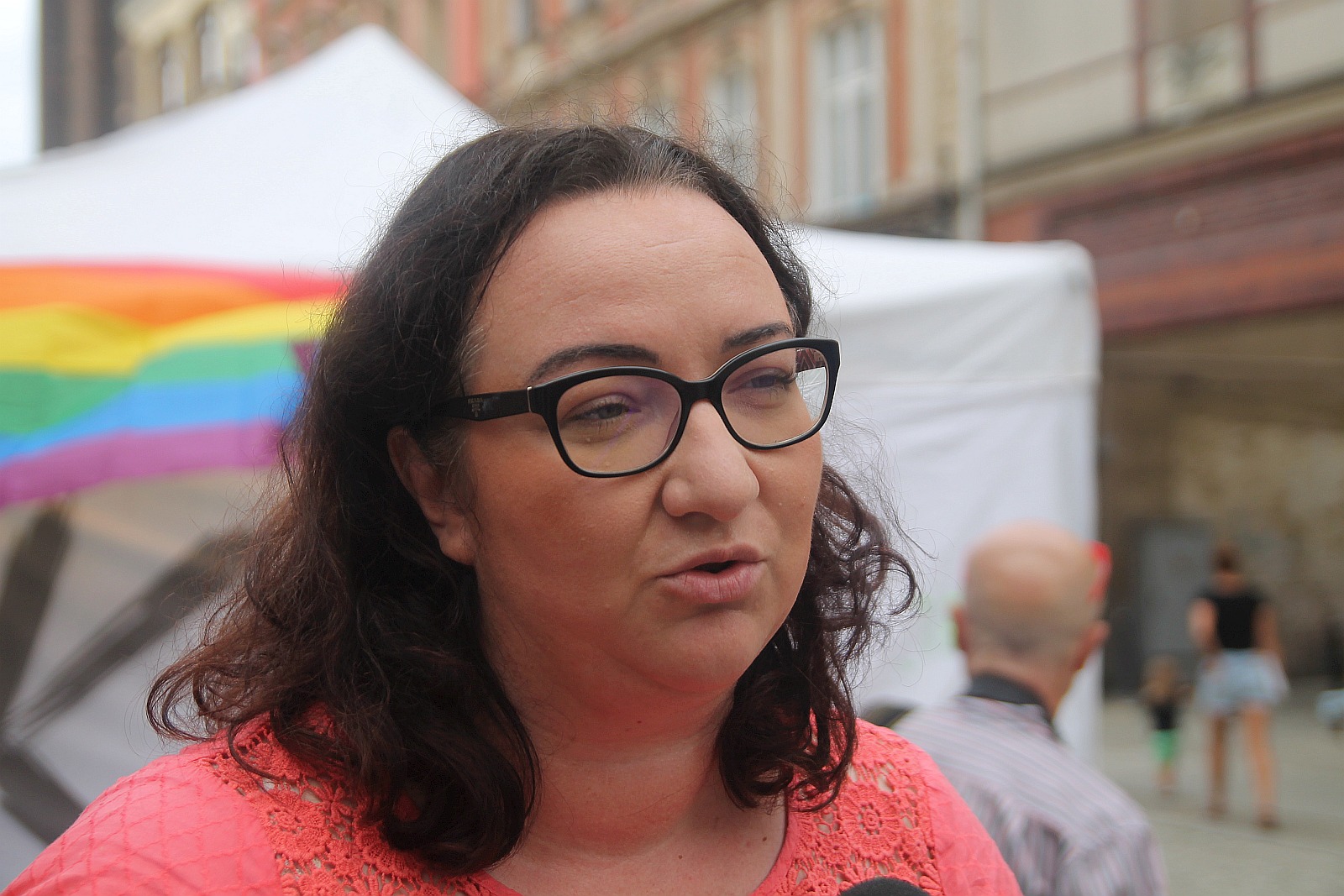 W Legnicy sześćdziesiąt osób protestowało przeciwko przemocy
