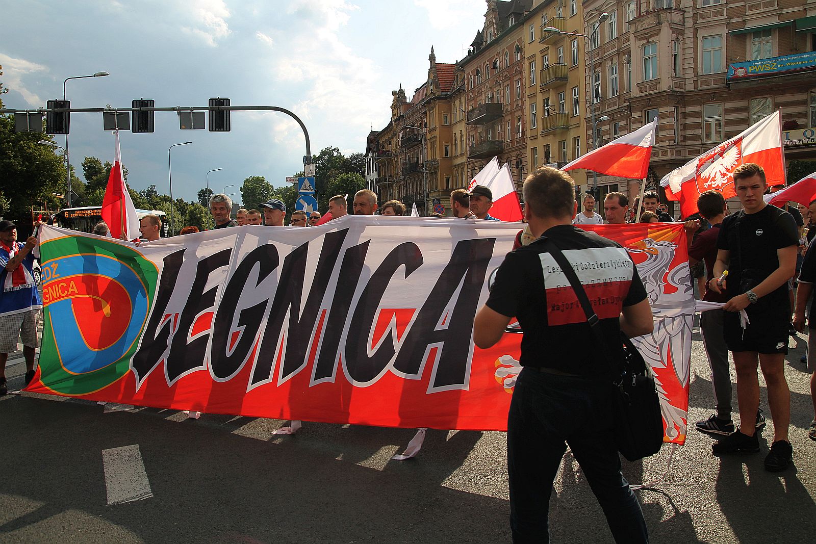 Zablokowali ruch na placu Wilsona aby oddać hołd powstańcom