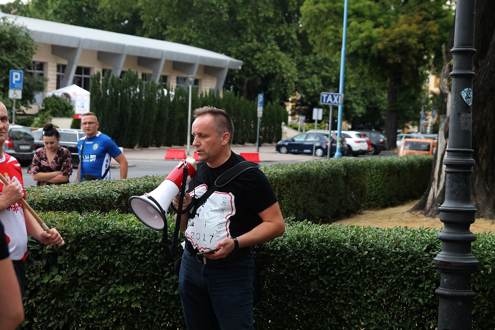 Zablokowali ruch na placu Wilsona aby oddać hołd powstańcom