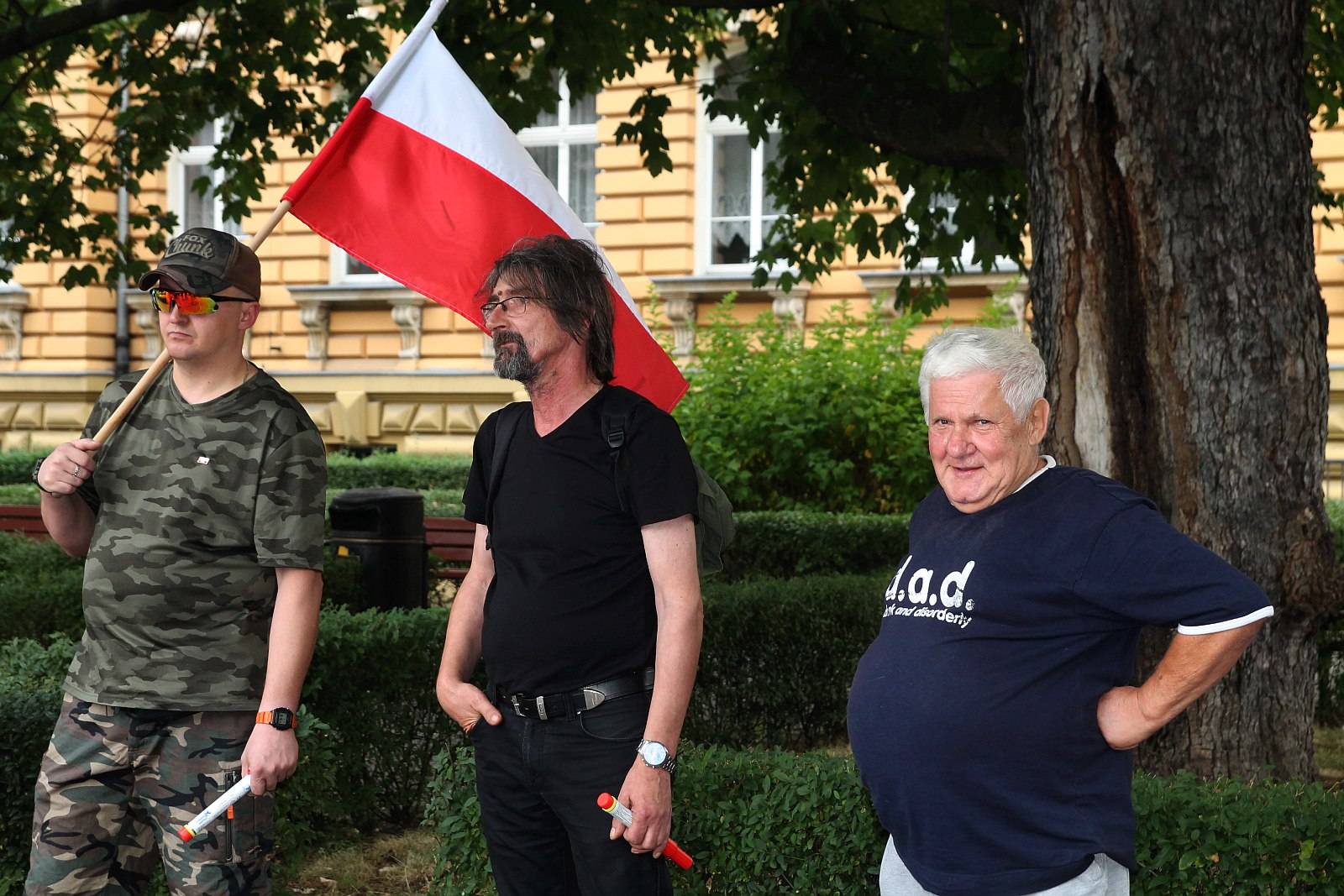 Zablokowali ruch na placu Wilsona aby oddać hołd powstańcom