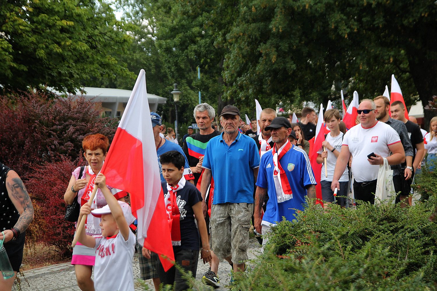 Zablokowali ruch na placu Wilsona aby oddać hołd powstańcom