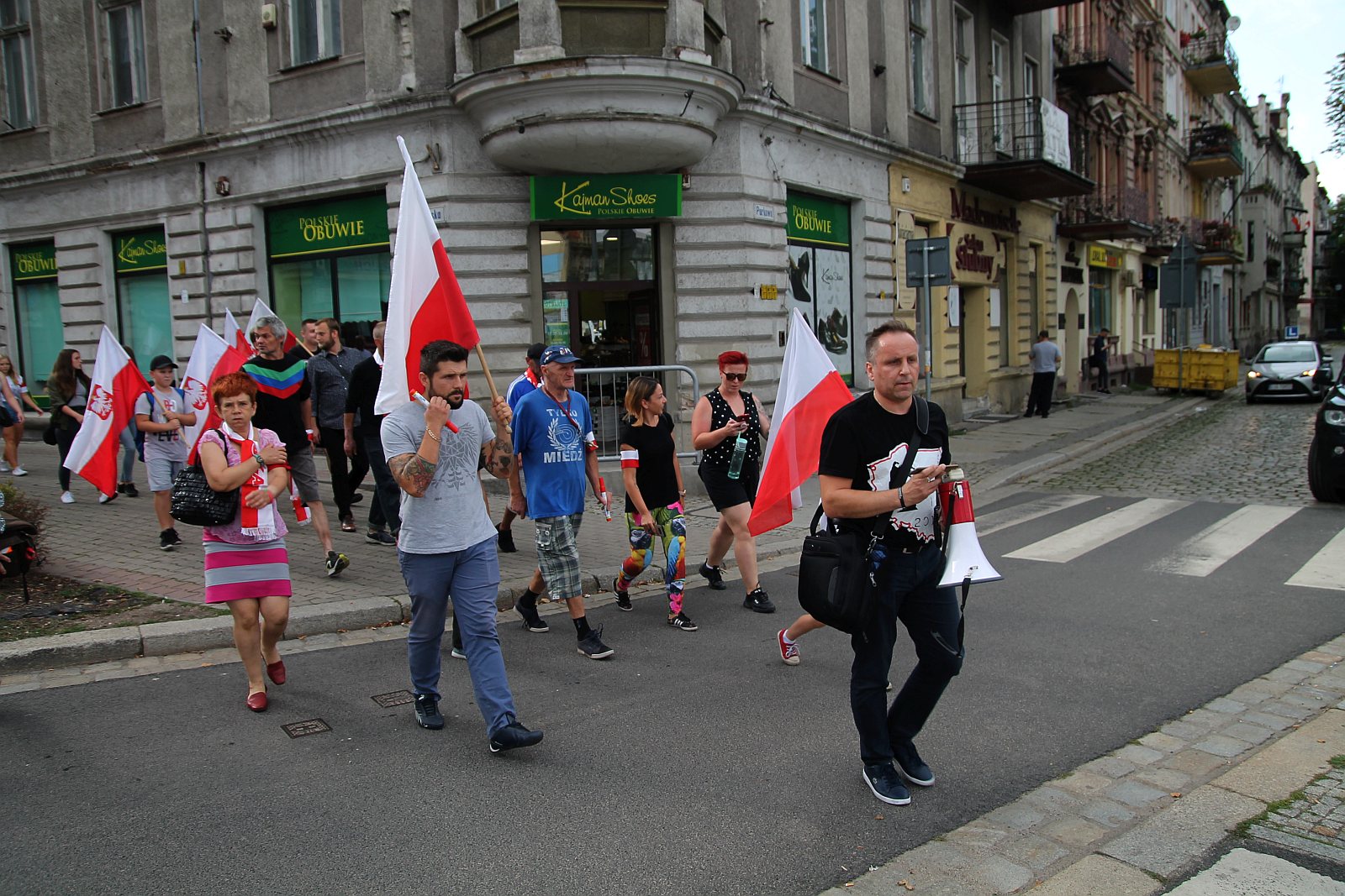 Zablokowali ruch na placu Wilsona aby oddać hołd powstańcom