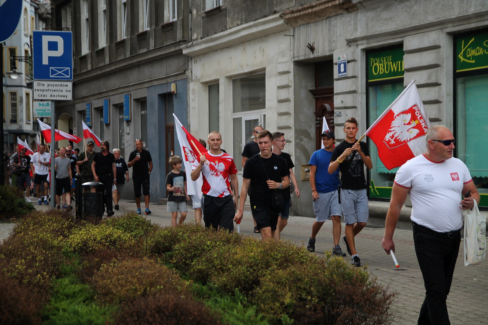 Zablokowali ruch na placu Wilsona aby oddać hołd powstańcom