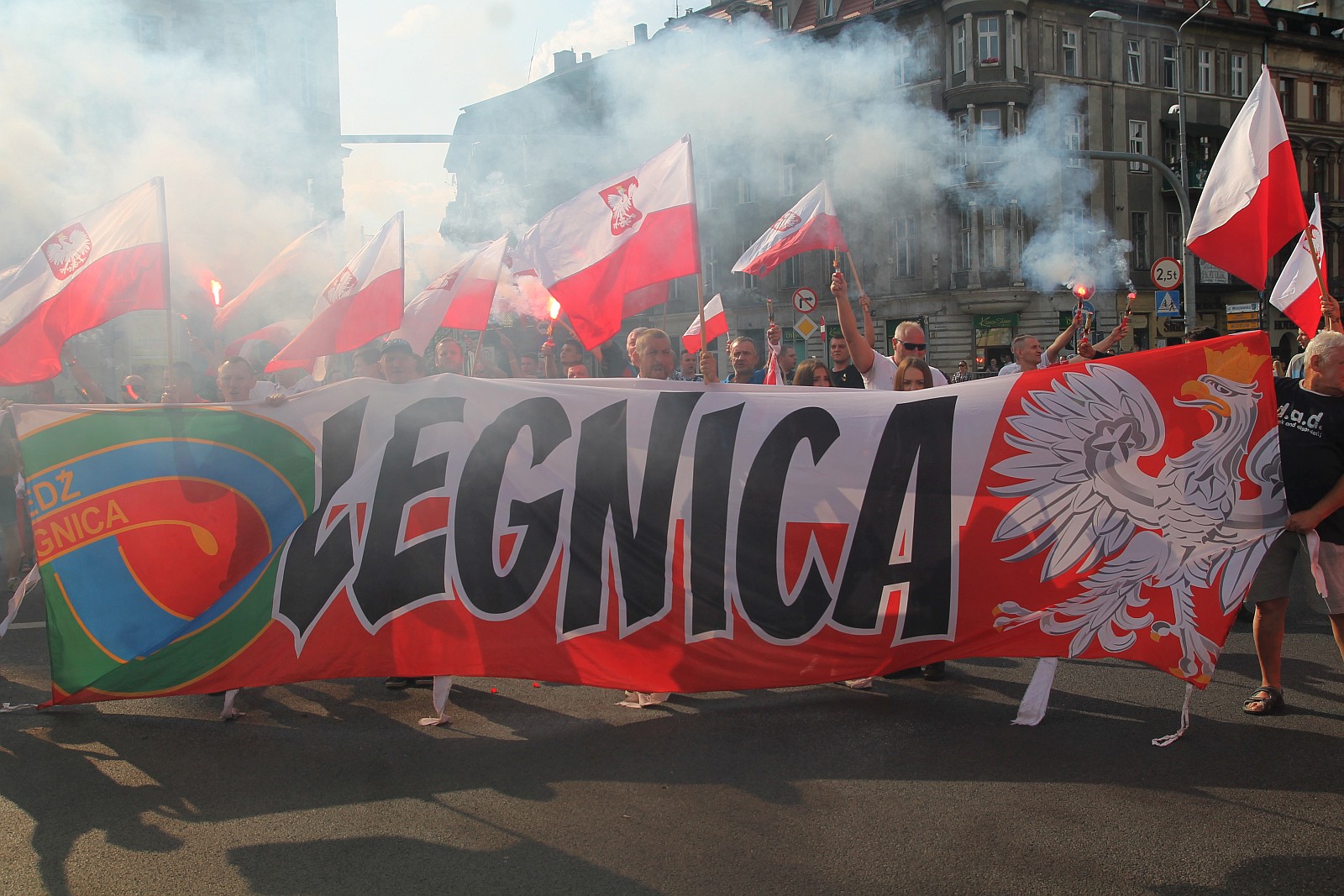 Zablokowali ruch na placu Wilsona aby oddać hołd powstańcom