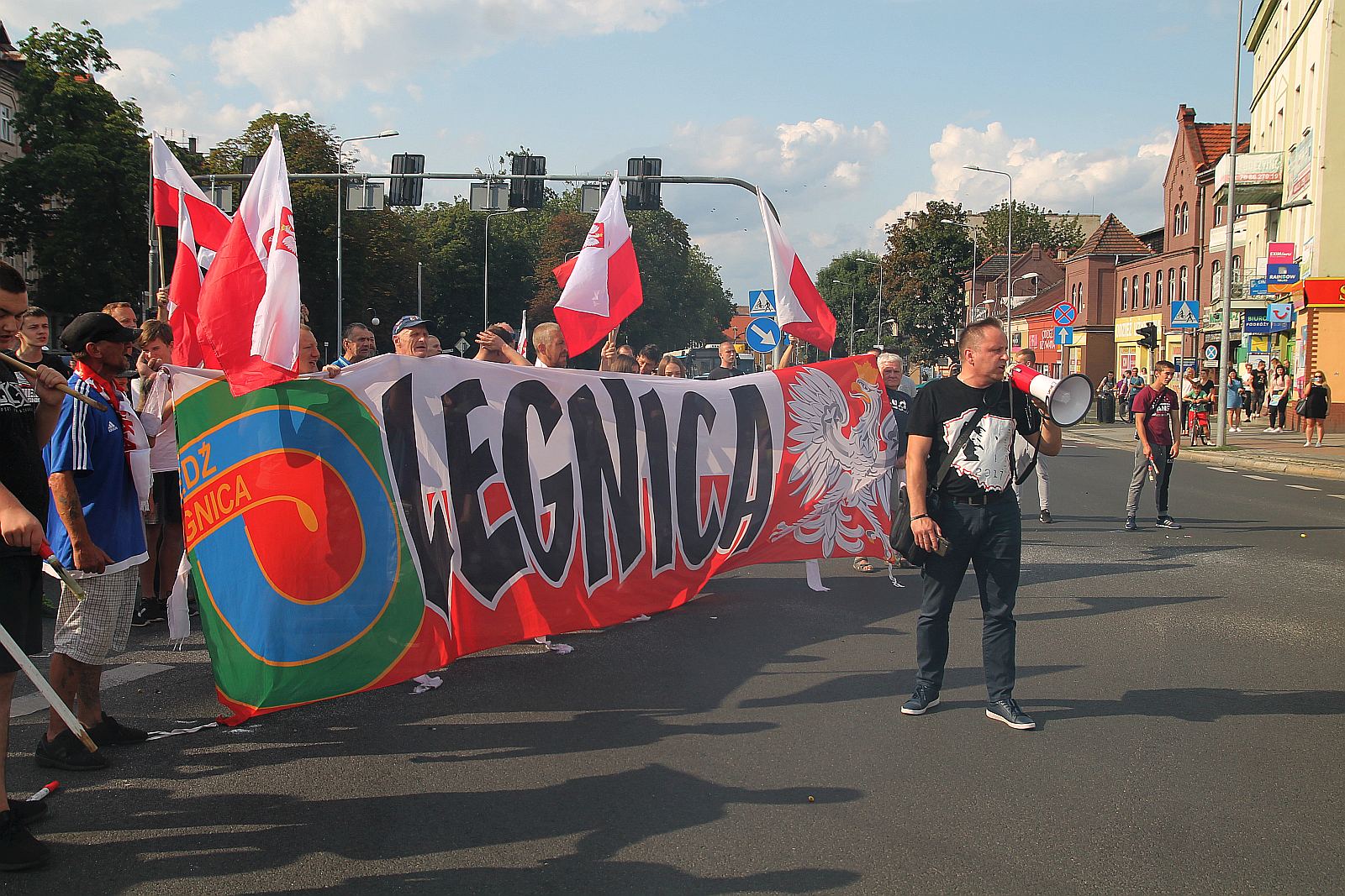 Zablokowali ruch na placu Wilsona aby oddać hołd powstańcom