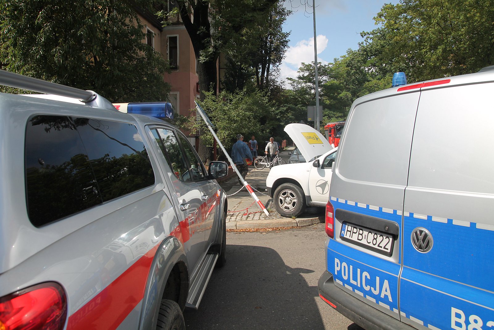 Zderzenie dwóch aut na skrzyżowaniu ulic Rataja i Orzeszkowej