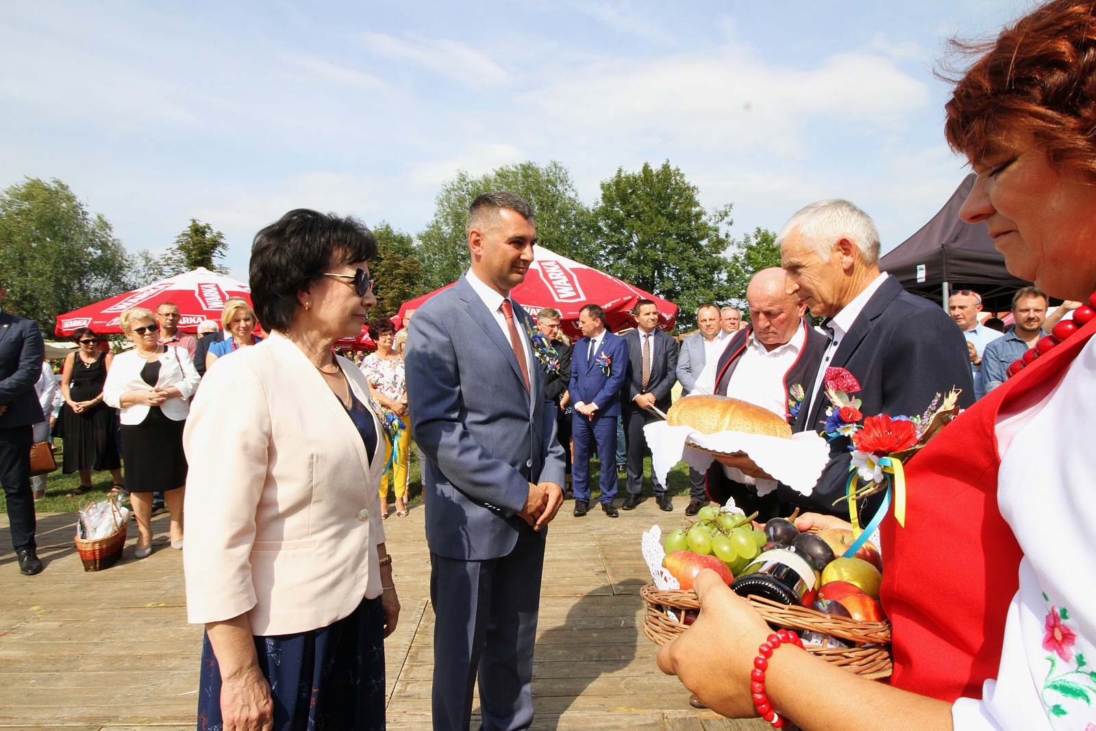 Mieszkańcy gminy Legnickie Pole podziękowali za tegoroczne plony