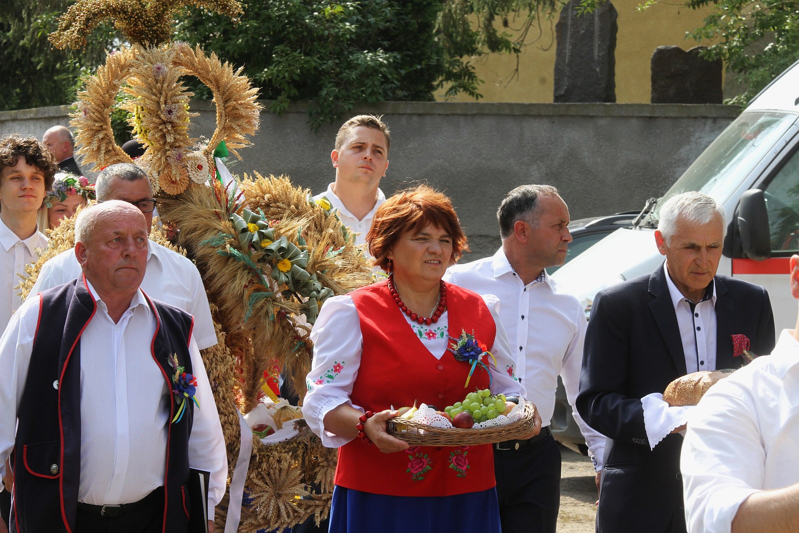 Mieszkańcy gminy Legnickie Pole podziękowali za tegoroczne plony