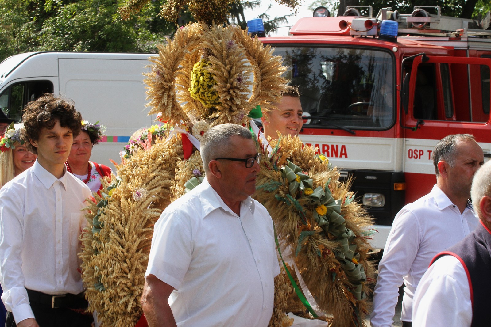 Mieszkańcy gminy Legnickie Pole podziękowali za tegoroczne plony