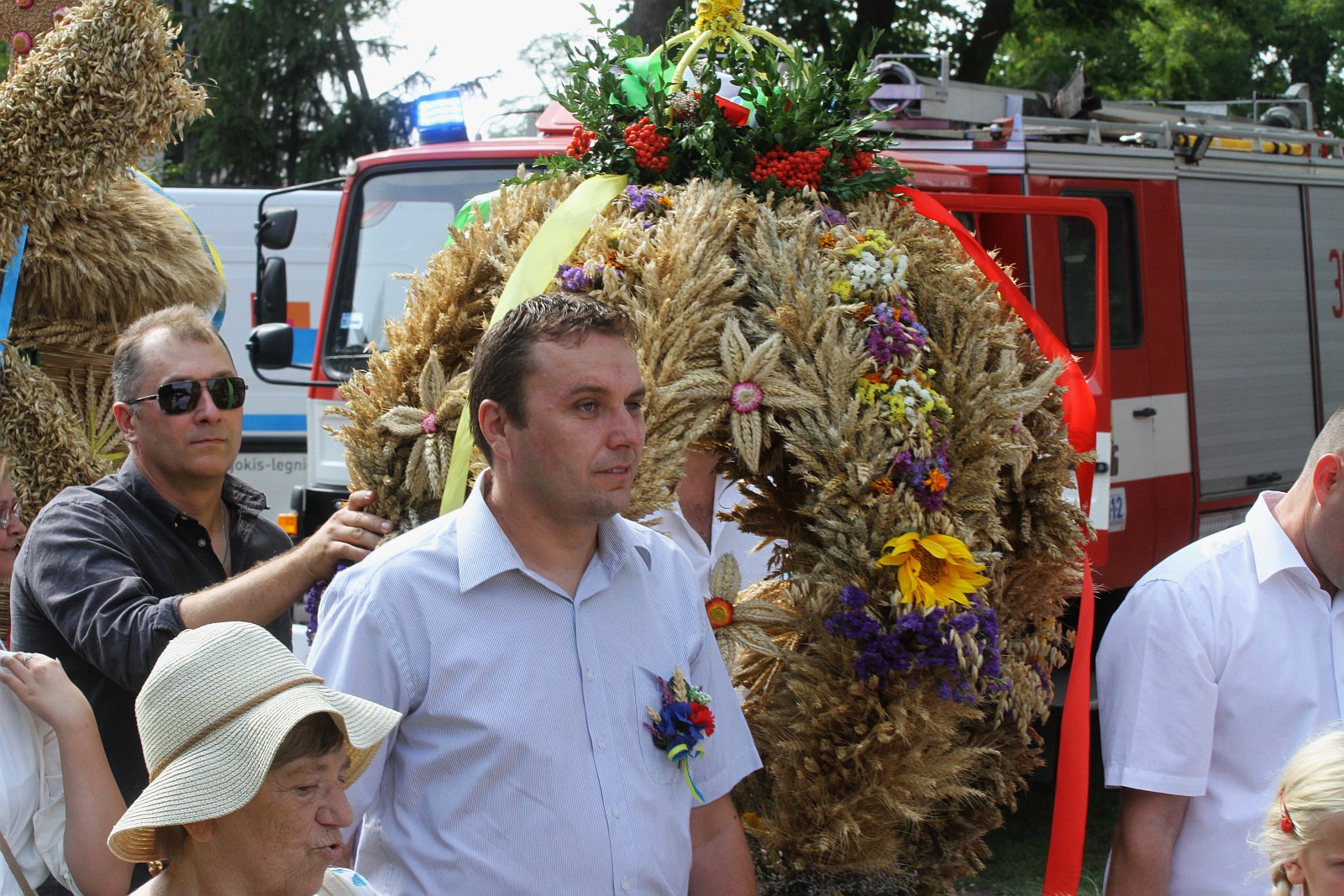 Mieszkańcy gminy Legnickie Pole podziękowali za tegoroczne plony