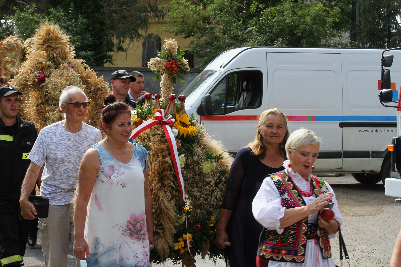 Mieszkańcy gminy Legnickie Pole podziękowali za tegoroczne plony