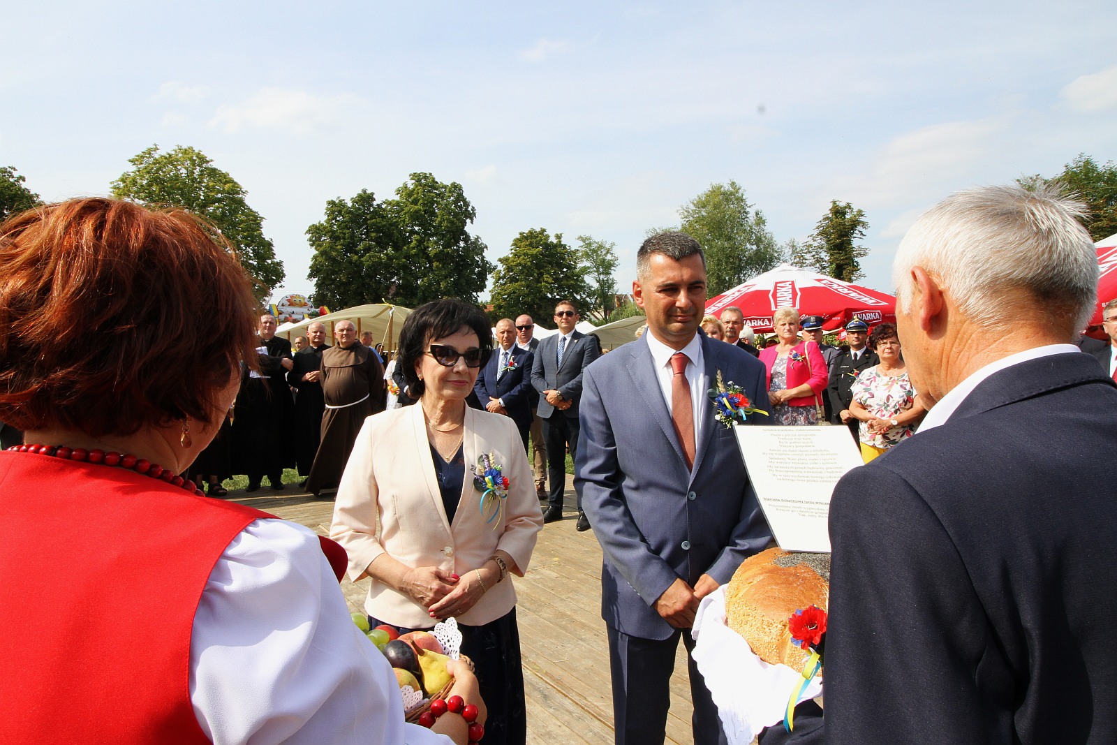 Mieszkańcy gminy Legnickie Pole podziękowali za tegoroczne plony