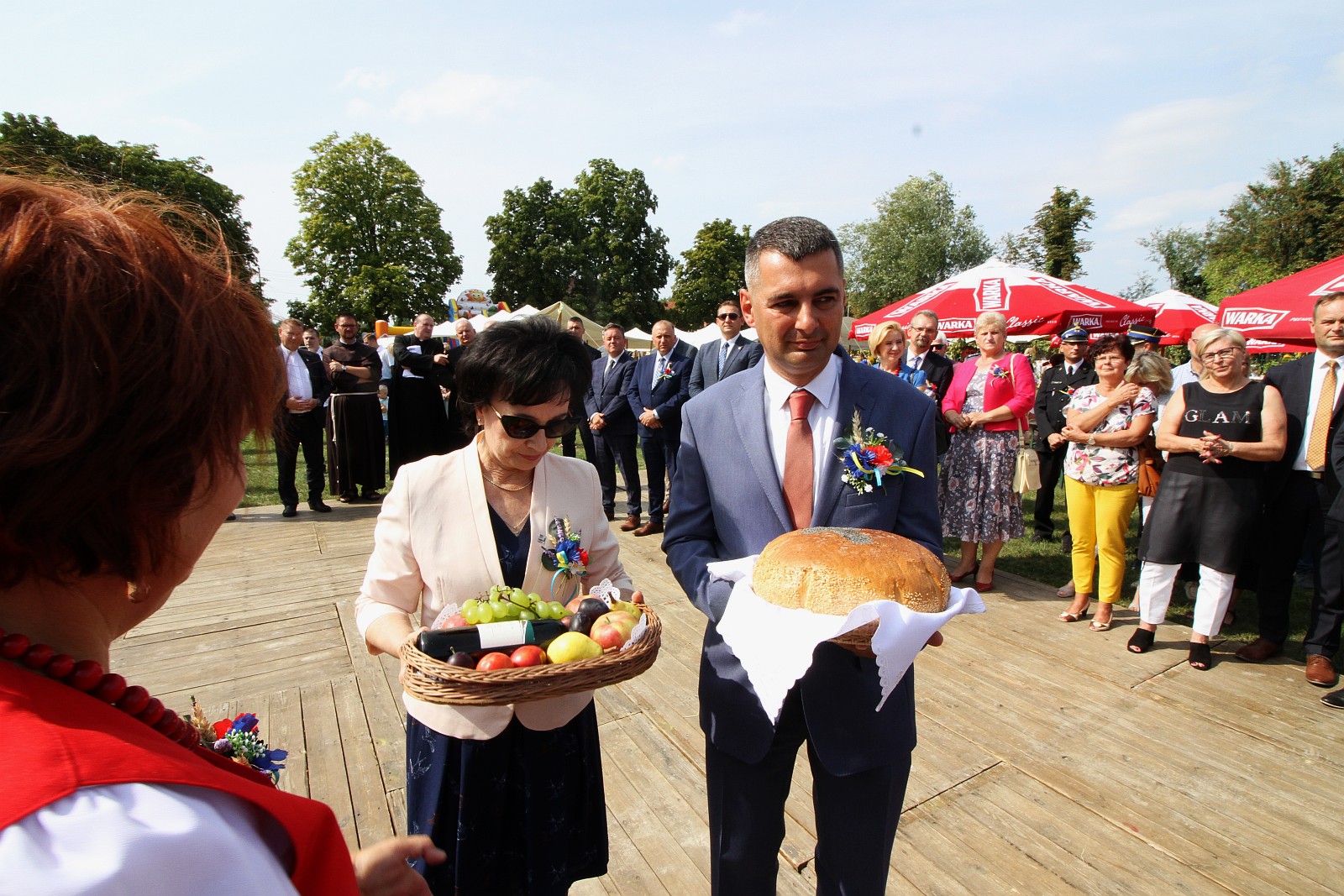 Mieszkańcy gminy Legnickie Pole podziękowali za tegoroczne plony