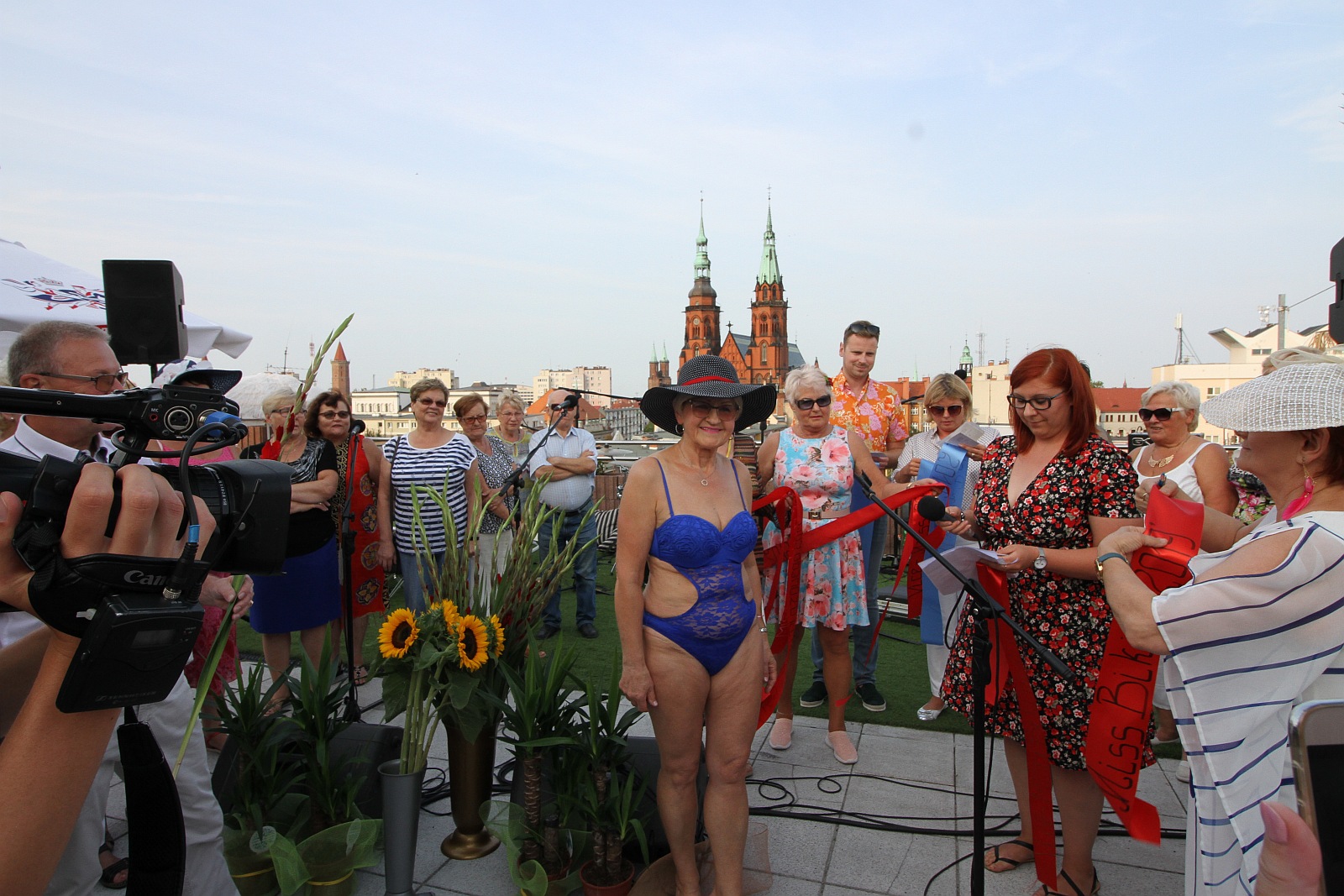 Na dachu Galerii Gwarnej odbyły się wybory Miss i Mistera 65plus