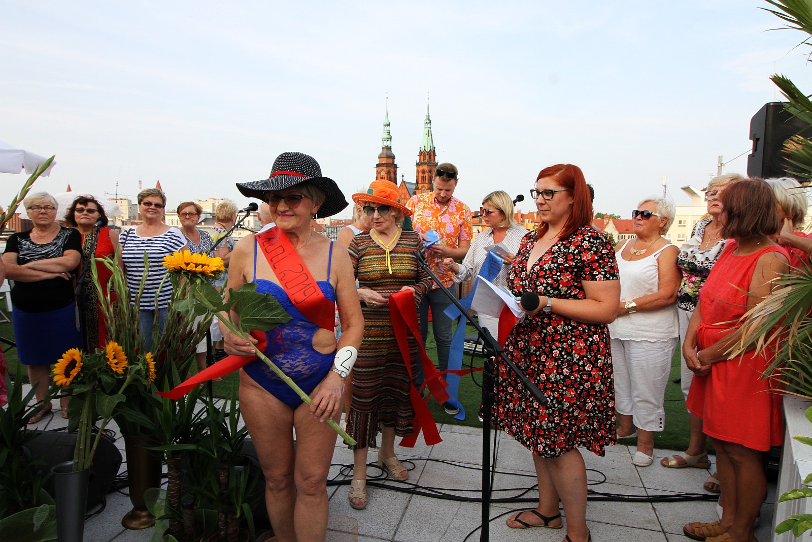 Na dachu Galerii Gwarnej odbyły się wybory Miss i Mistera 65plus