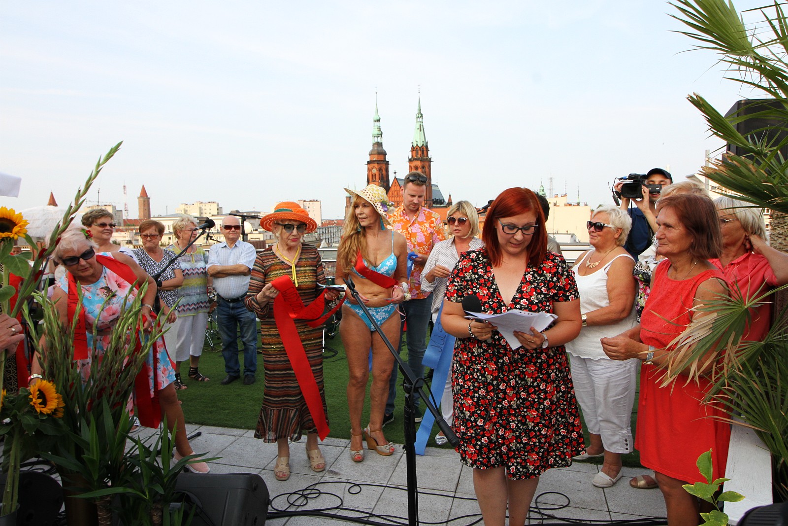 Na dachu Galerii Gwarnej odbyły się wybory Miss i Mistera 65plus