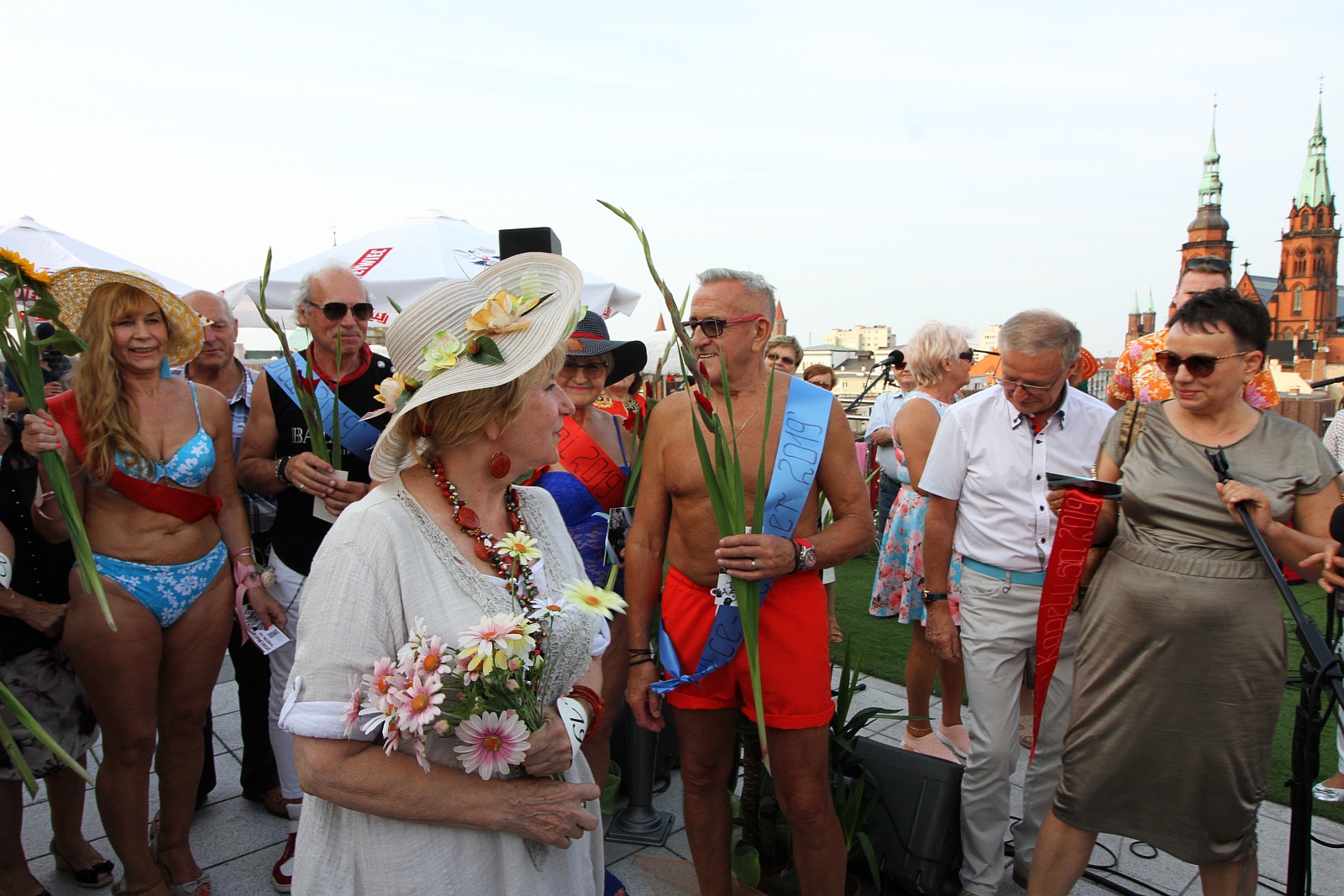 Na dachu Galerii Gwarnej odbyły się wybory Miss i Mistera 65plus