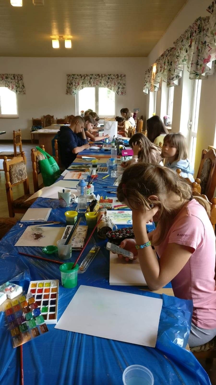 Ponad dwadzieścia osób na plenerze plastycznym w Łężycy
