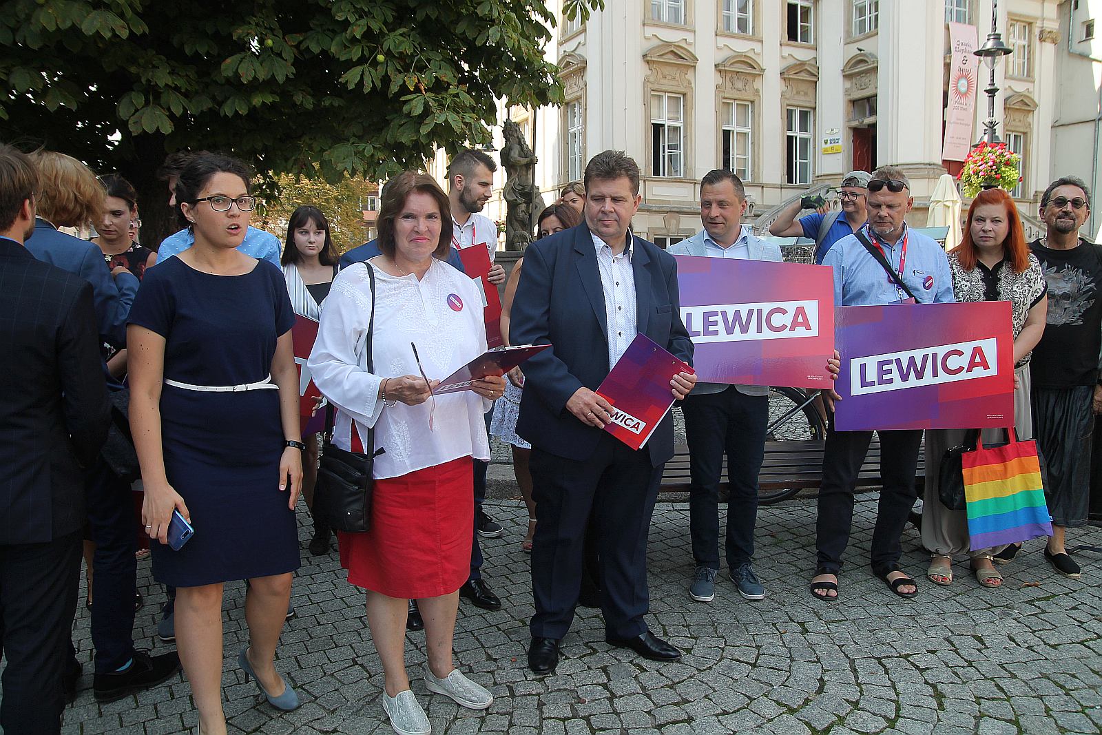 Lewica zaprezentowała w Legnicy swoich kandydatów do parlamentu