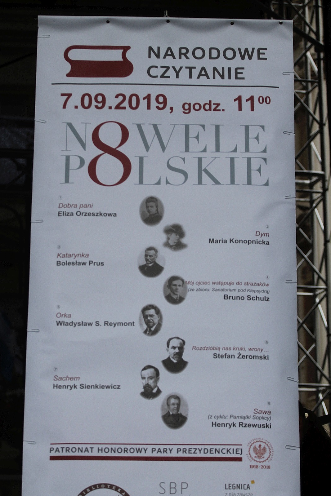 Nowele polskie lekturą Narodowego Czytania 2019