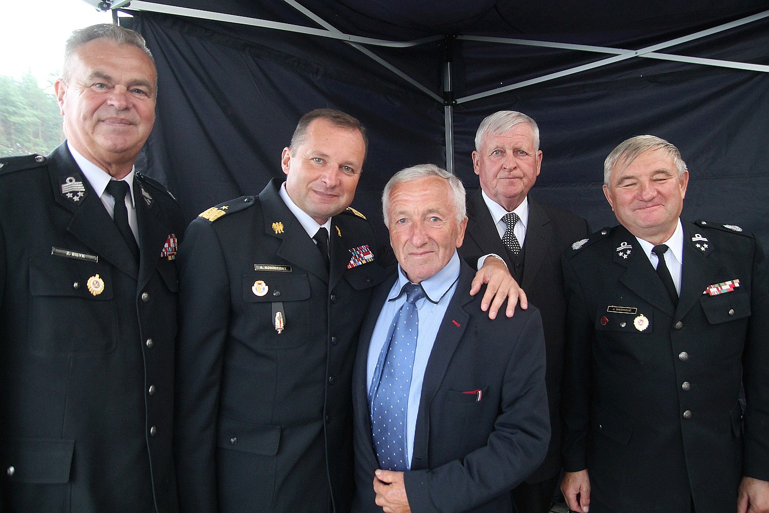 Mimo deszczu na dożynkach w Miłogostowicach nikt się nie nudził
